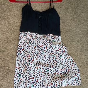 Rainbow Cheetah print dress